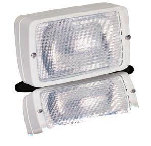 8518 and 6082 Series Halogen 8518 Series - Recess Mount White fibre reinforced housing and Free Form reflector for close range homogeneous illumination.