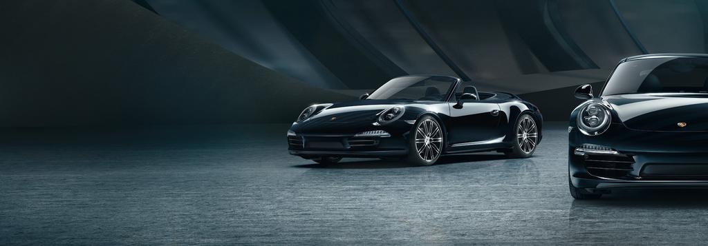 What happens if you step up the dream of the 911: 911 Carrera Black Edition models. The 911. A legend since 1963. So what can still be added to it?