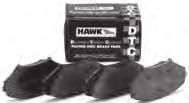 Hawk Black, Blue 42, HT and DTC motorsports pads Also