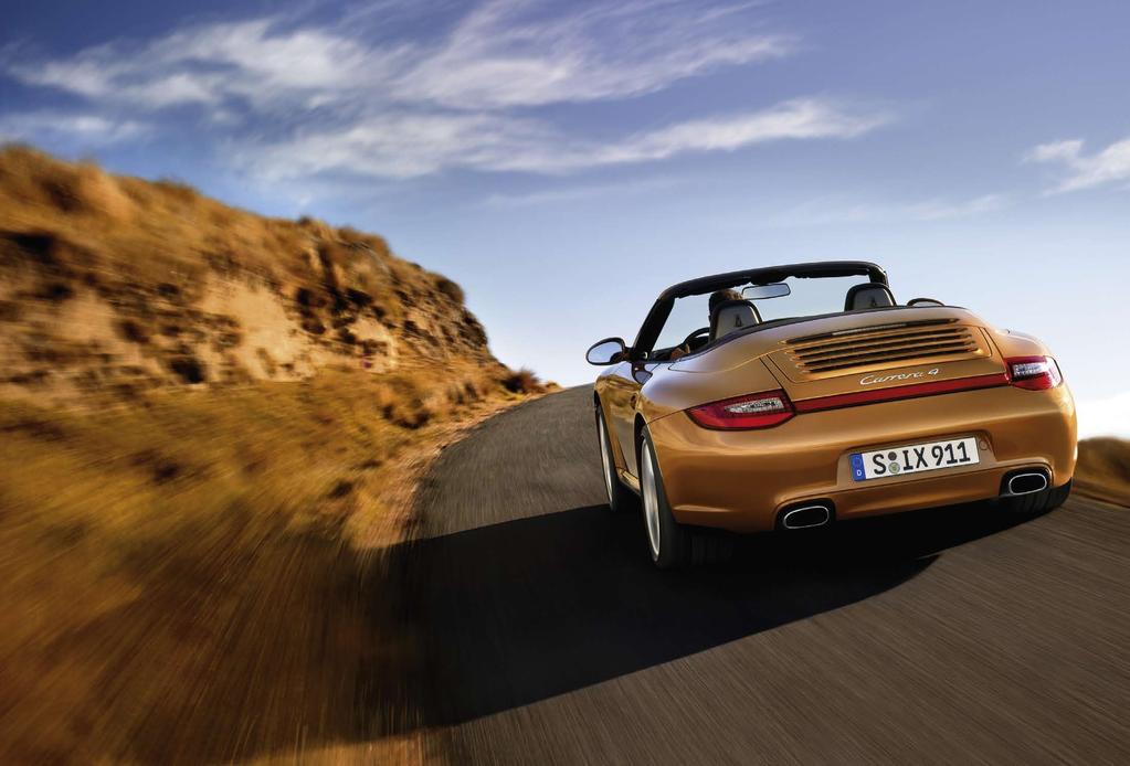 The 911 Carrera 4 Cabriolet. Driving under the open skies. Wherever and whenever you choose to. With all the impressive performance of a 911.