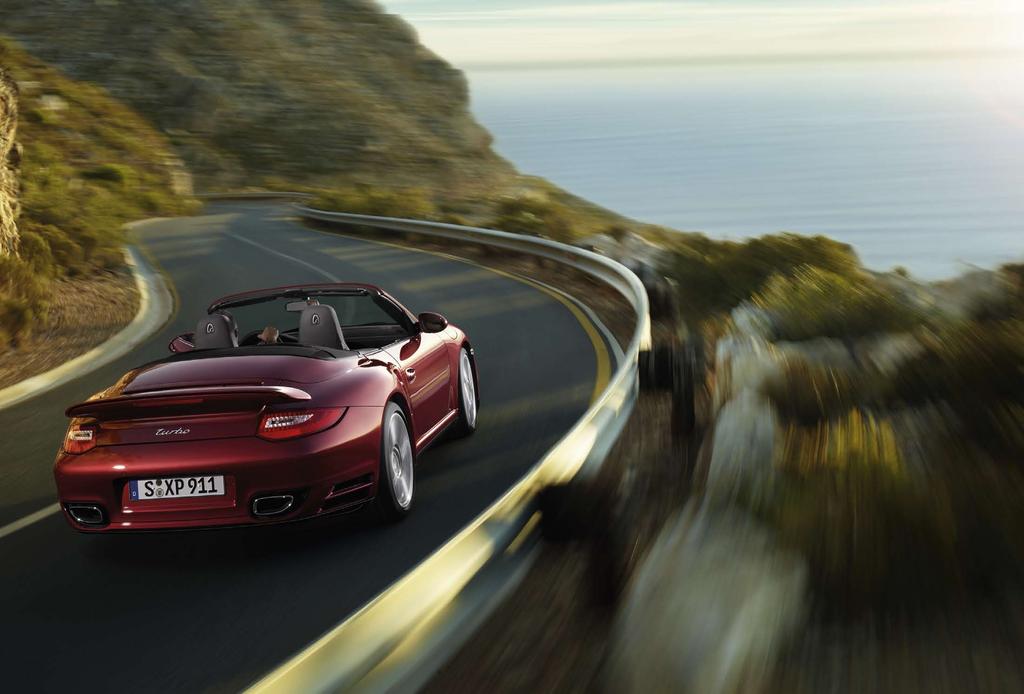 The 911 Turbo Cabriolet. The 911 Turbo principle can be interpreted in many ways. One of its core values, however, will always remain the same: efficiency.