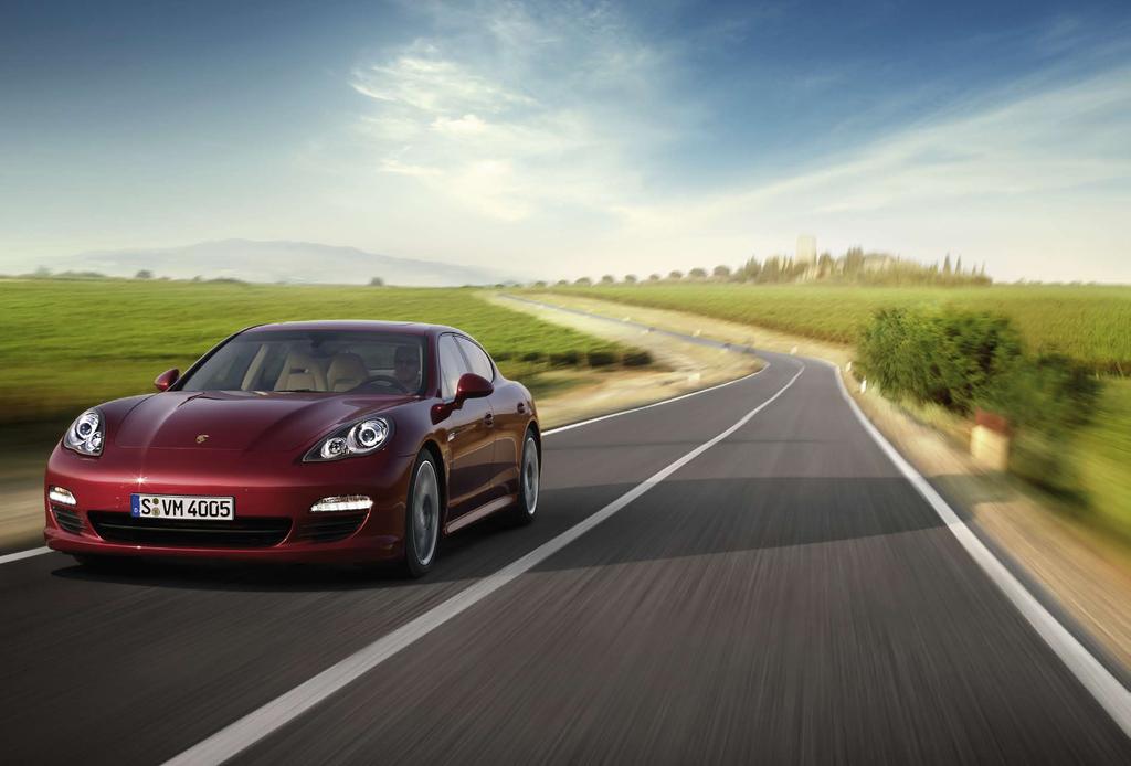 The new Panamera. The new Panamera the perfect blend of power and efficiency. Offering long-distance comfort, everyday practicality and sportscar technology for four. The new naturally aspirated 3.