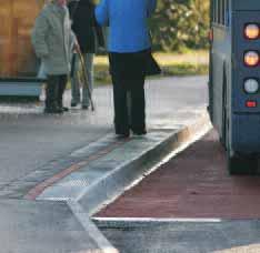Height fixed to suit easy access to modern buses.