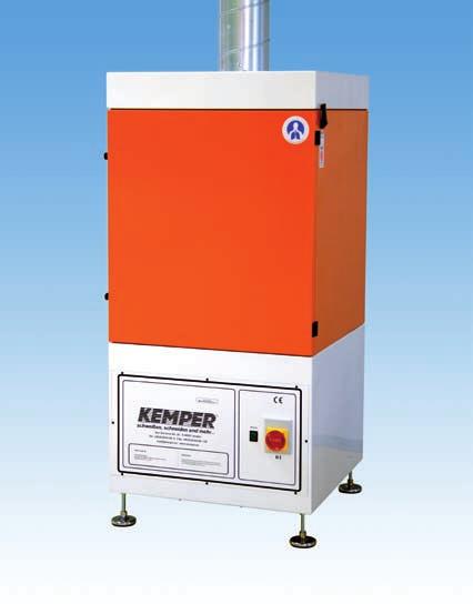 KEMPER Filter-Cell XL The KEMPER Filter-Cell XL is a compact, stationary filter unit with self-cleaning filter for use on extraction hoods, evacuation tables and production systems.