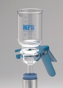 7 VACUUM FILTRATION 7 mm Glass Microanalysis Holders Standard size for microbiology and particulate analysis Filter up to 00 ml Available with sintered glass, stainless steel, or PTFE support KG 7