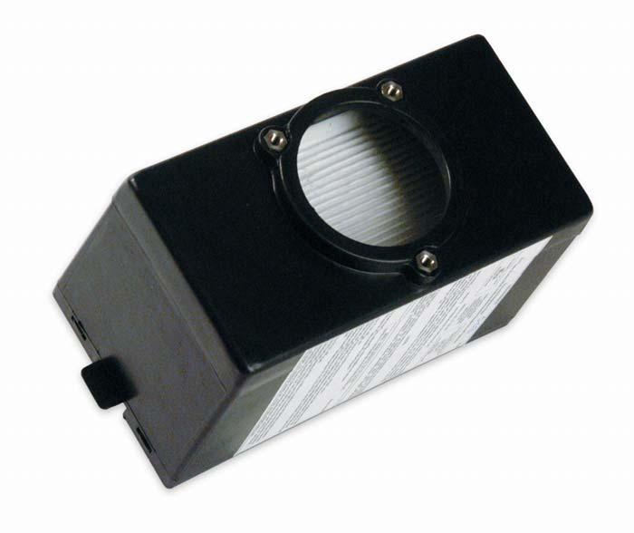 Filtration Assembly The CF60 features a large HEPA filter with more than