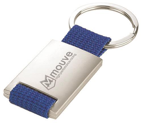 21046 Pendant Keyholder This keychain offers a beautiful decoration area to highlight your company name or message Metal