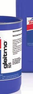 extreme conditions (high and low temperatures, vacuum). gleitmo 980 Preserving agent and lubricant for door seals.