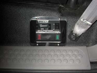 Fasten it in place on the steering column support bracket with