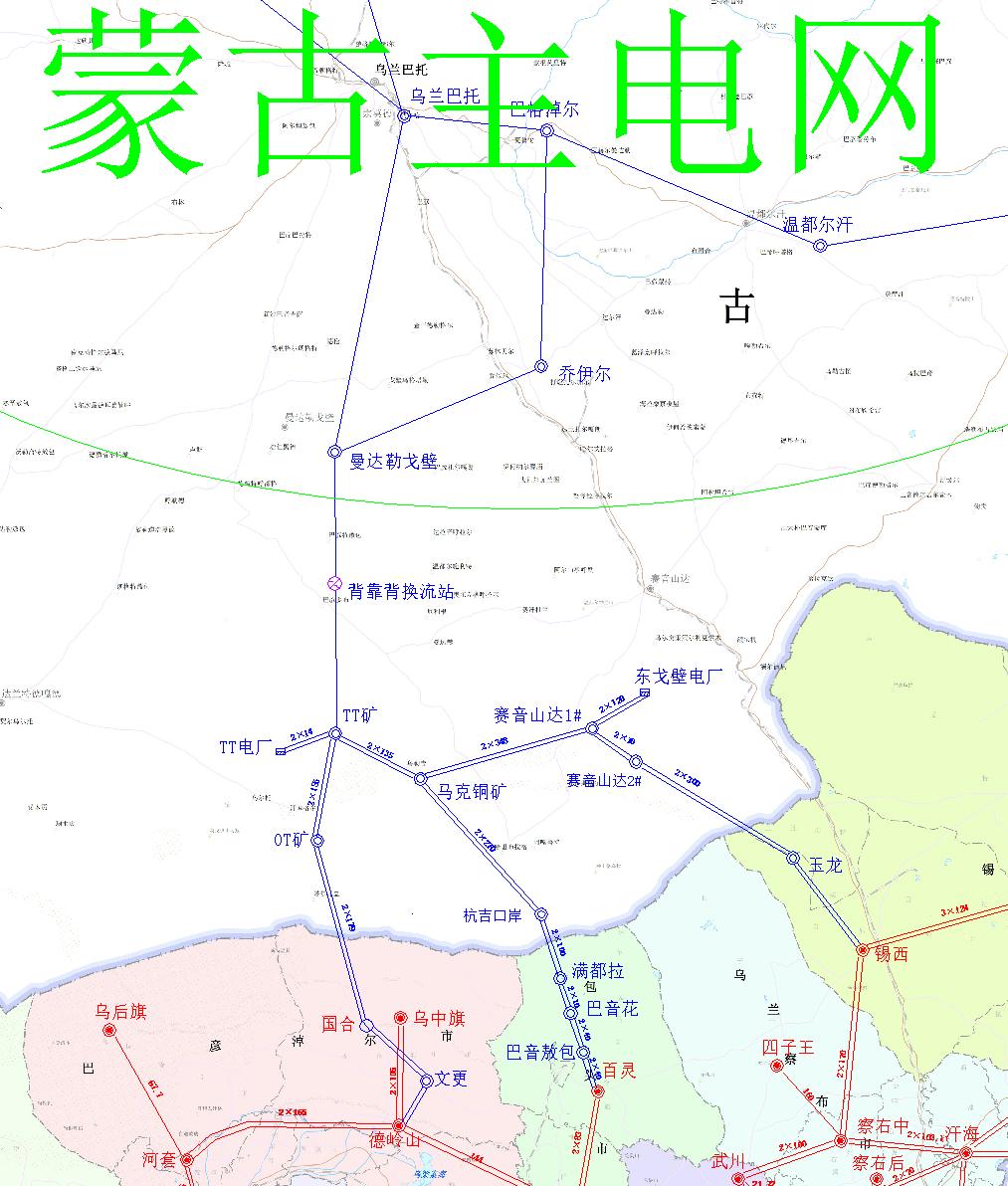 2.4 Interconnection plans Inner Mongolia grid and Mongolia grid Near-term Grid plan