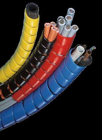 igs Pig s Tail Use Pig s Tail for: protective wrapping Hydraulic, gas and air hoses/pipes Welding leads Electrical leads Sapling/plant protection Protect your investment with Pig s Tail Protective
