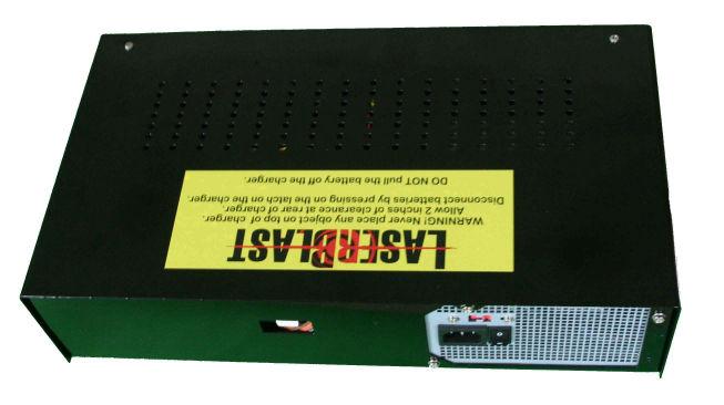 The HyperBlast charger can be used in either 110 volt 60 hz countries, or in 220 Volt 50 Hz countries. It is very important to set the 110/220 switch on the rear of the unit to the correct voltage.