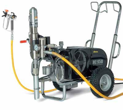 applications: option of working with two guns in parallel Innovative ProSpray product features: tilting cart, paint changes without using tools, etc.