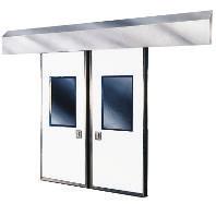 Pharmaceutical Doors Pharmaceutical process areas, food manufacturing and clean rooms have specific requirements that many door systems can not meet.
