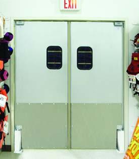Used in convenience stores, retail outlets, department stores or as personnel doors. Order by the finished opening size. F. MODEL: LWP-3 Door Body:.
