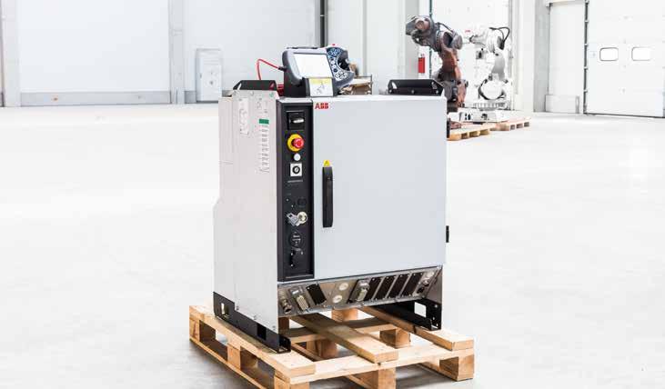 Replacing existing equipment with a new ABB robot arm or controller is an alternative to a completely new installation.