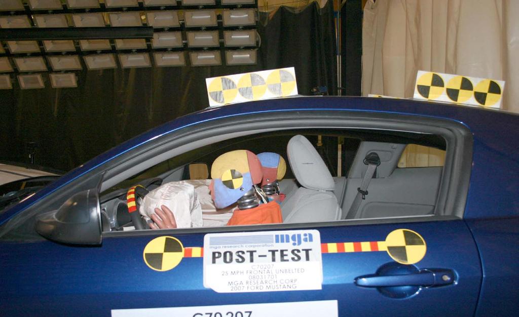 Post-Test Driver Dummy