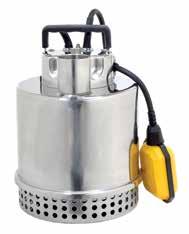 Viginox Drainage Portable submersible pumps for drainage Drainage of filtered water. Emptying of pools and operation in decorative fountains, and emptying of rainwater.