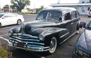 parting with our 48 Pontiac Hearse.