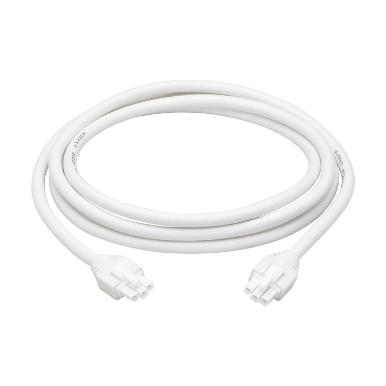 Cable 1525 mm, white, with plug male and female Ordercode