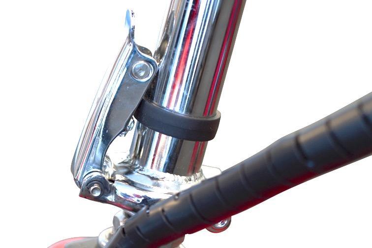 7. Handlebar Folding Clamp The handlebars can be folded when storing or when loading into a vehicle.