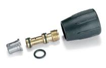 Fits all units and mounts to spray lance in place of HP nozzle. High-Pressure Detergent Injector. Fits all units 2.637-926.0. Foaming.nozzle.kit.with.adjustable.chemical.flow.