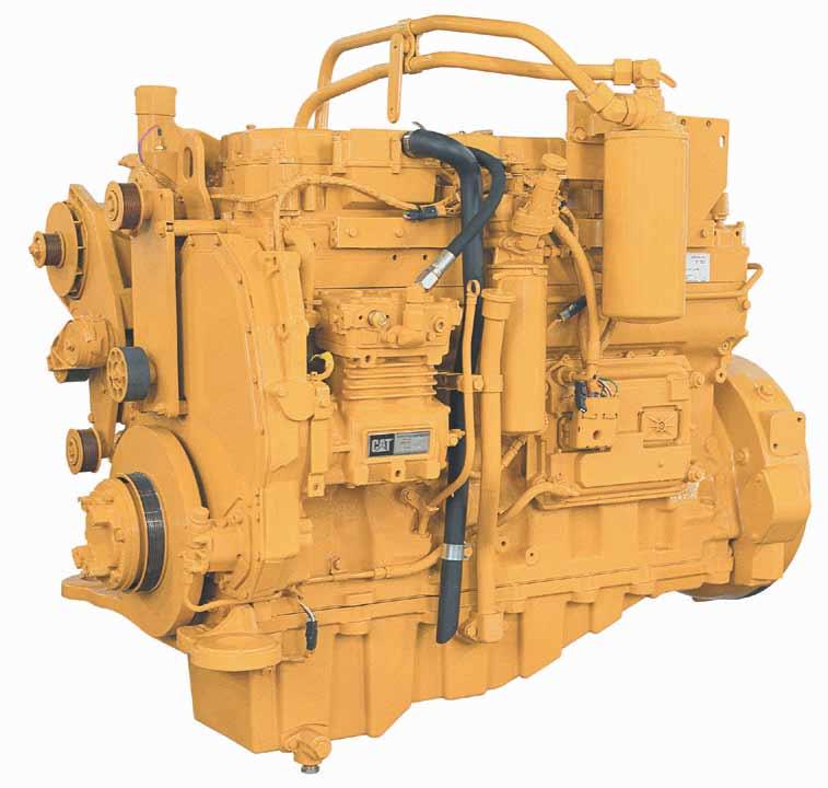Cat 3176C ATAAC Engine The six-cylinder, direct injection, turbocharged and air-to-air aftercooled engine is built for power, reliability, low maintenance, excellent fuel economy and low emissions.