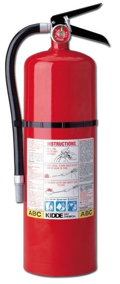 Fire Extinguishers Properly maintain & inspect the fire extinguishers / fire