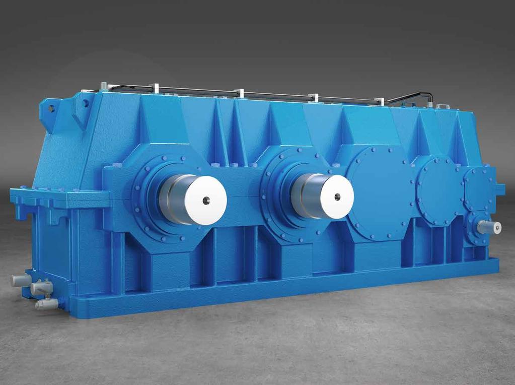 1 HELICAL GEARBOXES The Eickhoff range of helical gearboxes has advanced to become the optimum solution for a wide range of applications in industry.