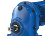 Helical gearboxes and geared motors Shaft mounted gearboxes
