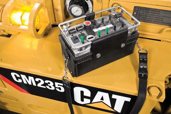 Control Systems Ease of Operation The Cat Machine Control Unit (MCU) is designed to operate the entire Cat CM235.