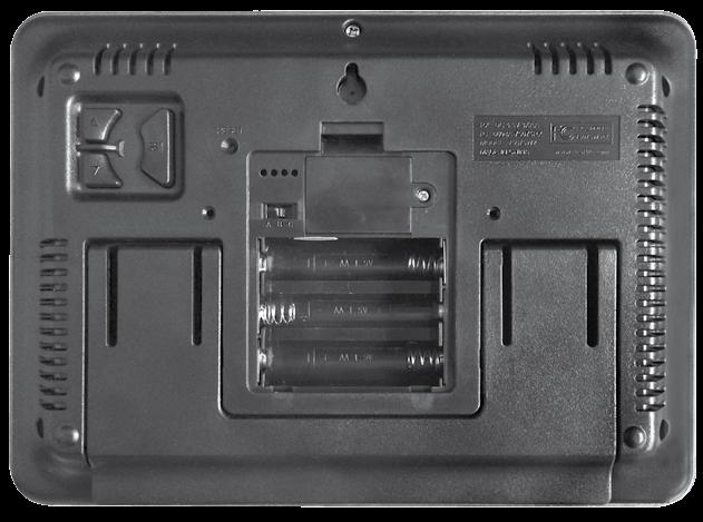 1 2 3 4 5 6 7 8 9 10 DISPLAY BACK 1. Integrated Hang Hole For easy wall mounting. 2. Button For setup preferences.