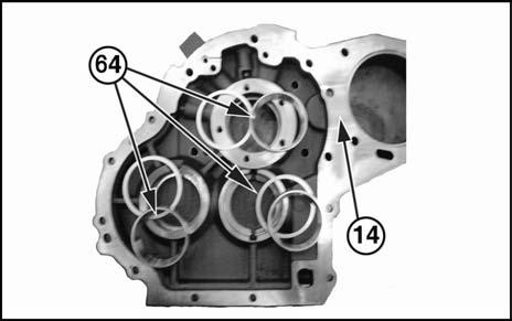 Transmission Disassembly of Transmission 4. Isolate plug (20), O-ring, spring (21) and ball (22) from cover. 1. Isolate torque converter from housing.