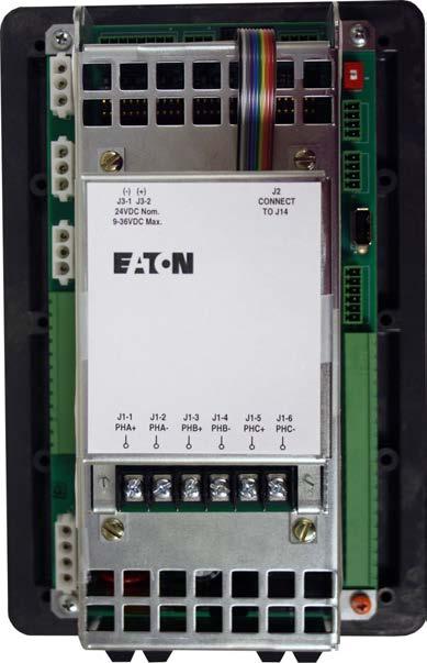 Figure 22A. Bypass Contactor ATS Rear View of ATC-300+ Controller.