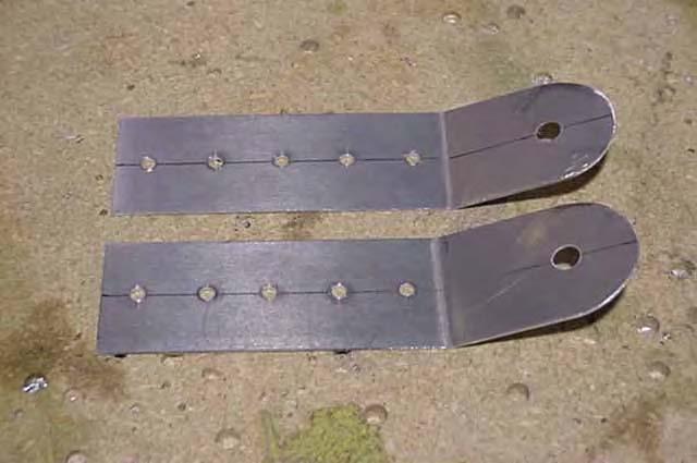 7F16-3 Central Seat Belt Attachment Mark the centerlines and
