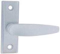 Aluminum-glass door hardware: Bolts, deadlatches, deadlatch lever & paddle handles Maximum Security Bolts 1820H 1850F Maximum security bolt provides for excellent security even when a gap exists