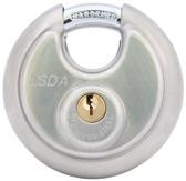 Laminated Steel, Shielded & Combination Padlocks Pin Tumbler Laminated Steel Padlocks LP50 lsda4 Case-hardened steel shackle for tough protection against cutting and sawing Laminated steek