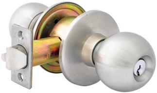 durability Cylinder: Supplied standard with SC4 6 pin brass cylinder Keying: Keyed differently Cylinder: Supplied with Schlage C 6 pin keyway, I/C Core option accepts 6 or 7 pin Best style cores