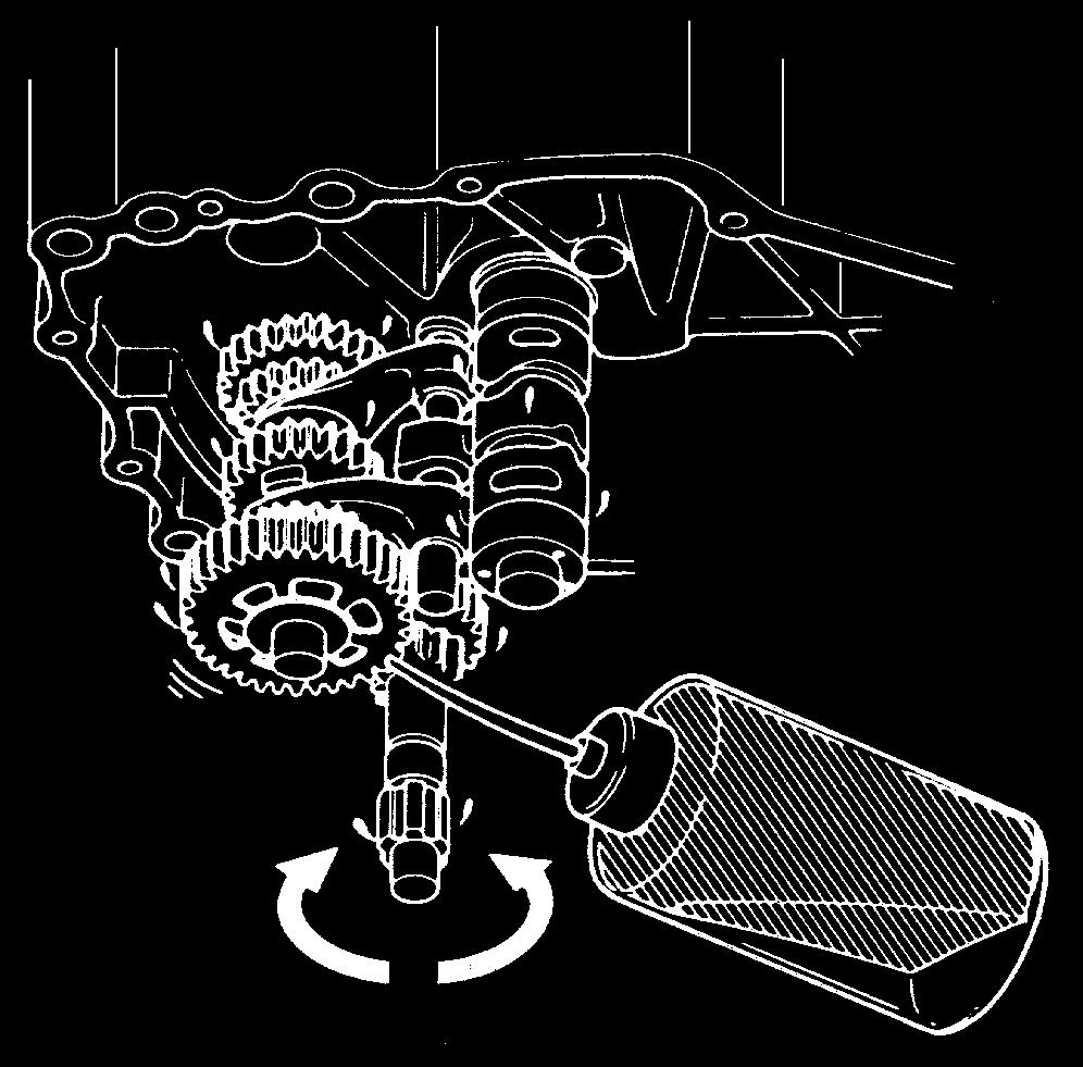 28 Four-Stroke Engine Lower-End Inspection also be caused by a seized gear on a transmission shaft.