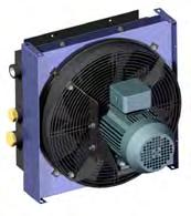 AIR COOLED Versacool Series Cooler AC electric models deliver more air flow resulting in greater performance while using a smaller diameter lower noise fan.