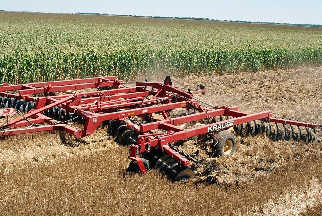 Disc Harrows Overview Class I Seedbed Finishing 100-140 lbs.