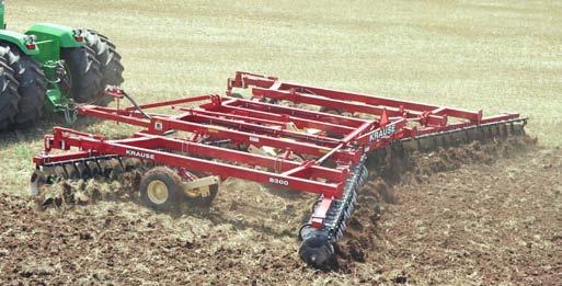 5Lx15 FI rated tires are standard equipment on the center section of all 8200 and 8300 Series disc harrows.