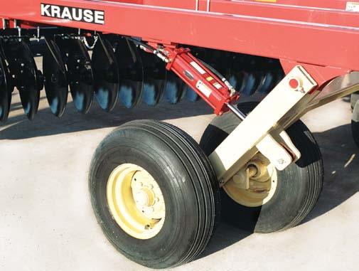 Enjoy the ease of making front to rear field-leveling adjustments without leaving the tractor cab.