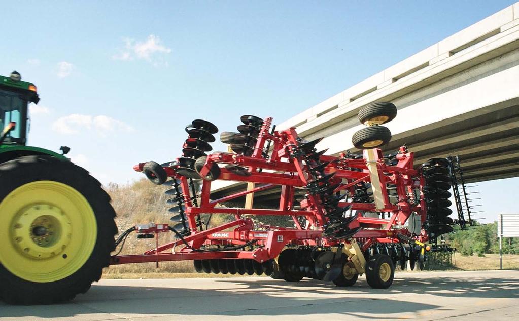Transport & Harrows 24/7 Leveling System (8200 and 8300 Series) Quad-Fold An exclusive double-fold system called the Quad-Fold on certain models offers significantly lower