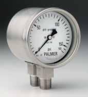 40DS Stainless Steel Duplex Gauge 40NS Stainless Steel Differential Guage One pointer on a dial indicates the differential pressure between two connected sources.