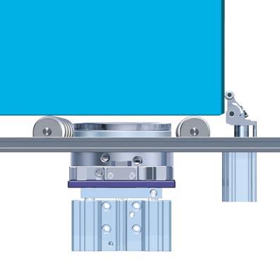 Roller conveyor Workpiece Alignment point 2 rises Cylinder