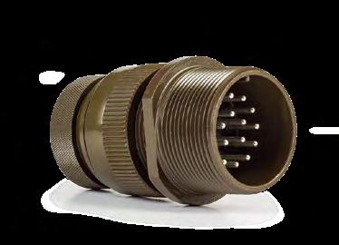 CANNON CA THREADED CABLE CONNECTING PLUG CLASS F, DN CA101F CA101F designates a cable connecting plug (without flange and coupling nut) with backshell for flex tubes or to be combined with a cable