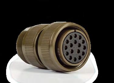 CANNON CA THREADED STRAIGHT PLUG CLASS F, DN CA106F CA106F designates a straight plug with backshell for flex tubes or to be combined with a cable clamp.