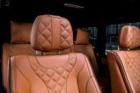 For 5- Seater GLS-class (7-seater extra charge) : LUXURY Seat Package in 'MAYBACH-Style' Leather Mercedes Nappa, same as Maybach. New Leather Upholstery Covers for: 1st.