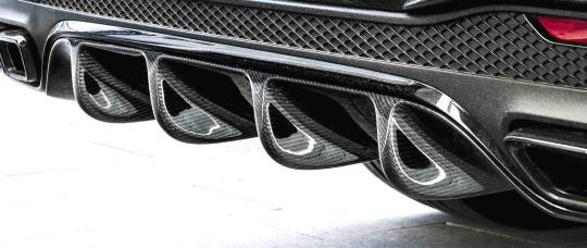 HF 4460-CB HPC- Carbon Add-on parts on the original - GLS rear bumpers with optional 'AMG-Package' - AMG